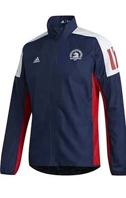 Adidas Boston Marathon® Men's Celebration Running Jacket MSRP $110 NWT Sz Large • $85.63