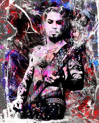 Dave Navarro Art Navarro Painting Jane's Addiction Poster • £130.16