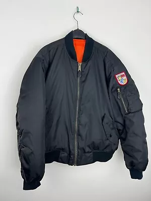 Vintage Bomber MA-1 Flight Jacket Size XL • $79.99