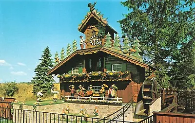 Postcard OH Wilmot  World's Largest Cuckoo Clock  Guinness Book Of World Records • $5.99