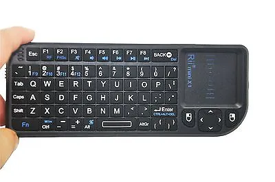  Rii Mini X1 2.4G Wireless Mini Keyboard With Touchpad For PC Smart TV • $15.29