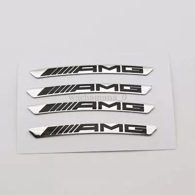 Wheel Rim Badge Emblem Sticker Car Styling For Mercedes Benz AMG C E Class AU • $17.09