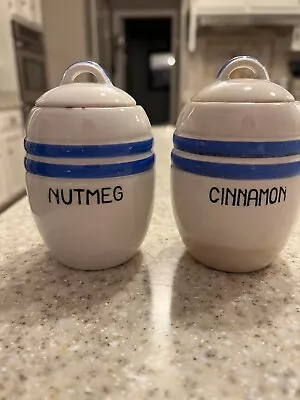 Moriyama Mori-machi Cinnamon And Nutmeg Jars • $22