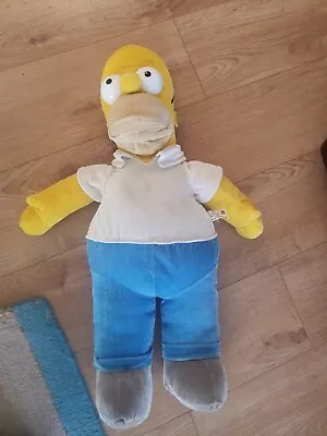 28 ”Homer Simpson  Soft Toy Plush Dated 2005 Made By Nanco  • £22.99