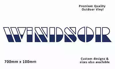 Windsor 1980s Ver2 Caravan Replacement Vinyl Decal Sticker • $36.95