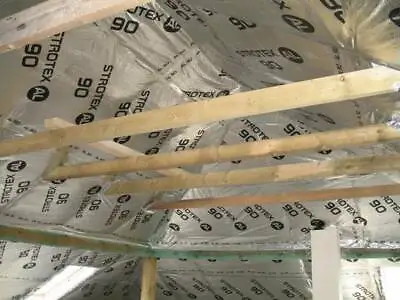 Aluminium Vapour Barrier Roof Insulation  Foil 1.5m X 50m Roll • £82.99