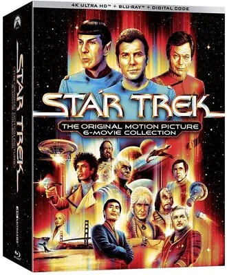 Star Trek: The Original Motion Picture 6-Movie Collection [New 4K UHD Blu-ray] • $86.38