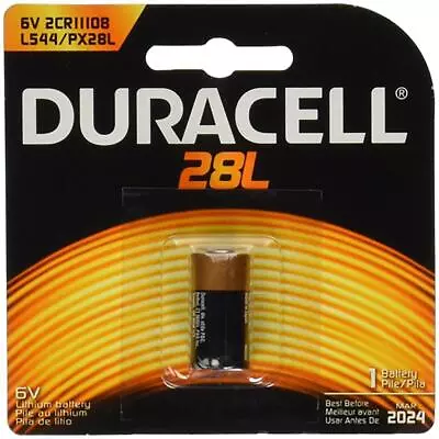 NEW Duracell 28L 6V Lithium Photo Batteries PX28L 2CR-1/3N L544 2CR13252 • £9.90