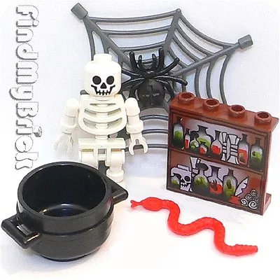 R9 Lego Harry Potter Skeleton Minifigure With Potions Pot & Panel From 4757 NEW • $17.09