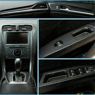 $17.66 • Buy 7D Carbon Fiber Vinyl Part Accessories Auto Interior Wrap Film Car Stickers Trim
