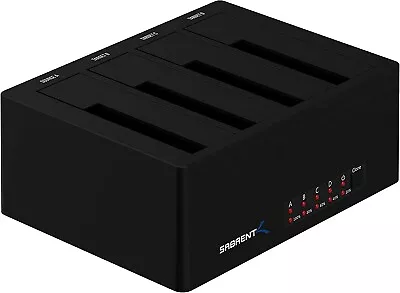 £74.95 • Buy Sabrent 4-Bay USB 3.0 SATA 2.5 /3.5  SSD/HDD Docking Station (DS-U3B4)