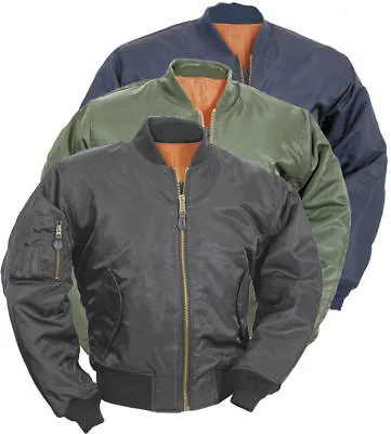 New MA1 Mens Army Pilot Biker Bomber Security Fly Military Doorman Jacket Top  • £20.89