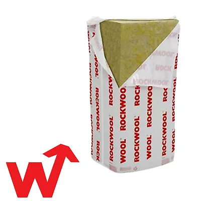 50mm 75mm 100mm RWA45 Rockwool Sound Insulation  5 Pack Deal • £178