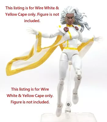 Hasbro Marvel Legends X-Men Retro Storm Dedicated Wire White & Yellow Cape • $20