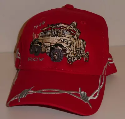 TEAM RCV BUFFALO MINE CLEARANCE VEHICLE Medium HAT Cap Army Vehicle • $25.99