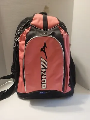 MIZUNO™ Pink / Black / White Baseball Gear Large Backpack • $49.90