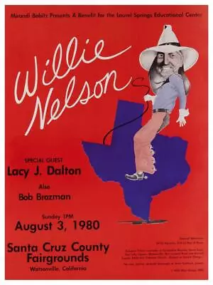 $16.94 • Buy Willie Nelson - POSTER - Country Legend LIVE CONCERT - WALL ART PRINT