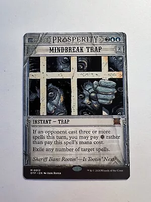 Mindbreak Trap - SHOWCASE - MTG Breaking News - NM Instant Mythic • $36.39