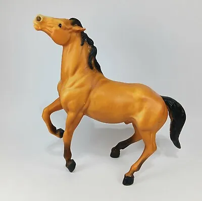 EARLY VTG 60's Breyer Horse #87 Traditional Diablo Mustang Buckskin Semi Rearing • $119.95