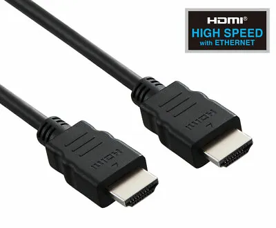 Extra Long HDMI Cable High Speed V2.0 HD 4K 3D ARC For PS3 PS4 XBOX ONE SKY TV • £3