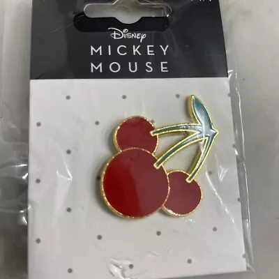 Disney Pin - Fruit Cherry Mickey Icon • $3