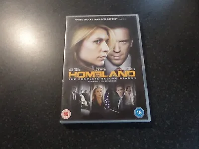 Homeland The Complete Second Season (2) DVD 4 Disc Set In Very Good Cond L@@K!! • £1.39