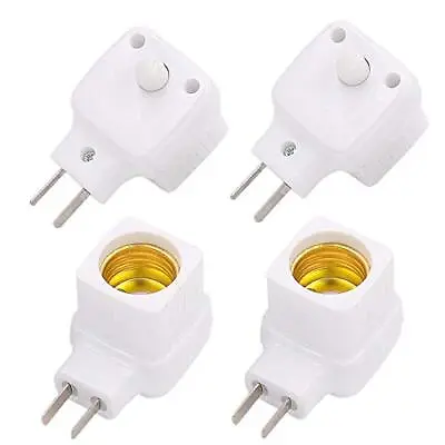 $9.03 • Buy Socket Extension AdapterPlug-in Light Socket With SwitchConvert Outlet To Lig...