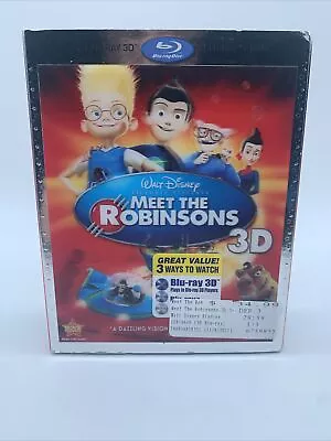Meet The Robinsons 3D (Blu-ray/DVD 2011 3-Disc Set 3D/2D) Disney HTF RARE OOP • $99.95