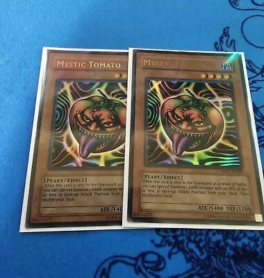 1x YuGiOh Mystic Tomato HL03-EN005 Ultra Parallel Rare Hobby League - LP • $11.50