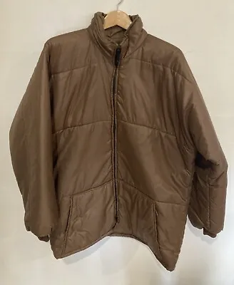 Vtg Frostline Kit Down Puffer Jacket Coat 70s 80s Large Chocolate Brown Ski • $128