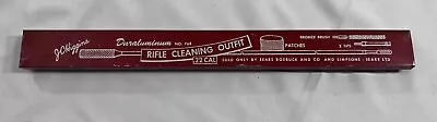 VTG. J C HIGGINS Duraluminum No. 768 .22 Cal Rifle CLEANING Outfit • $10