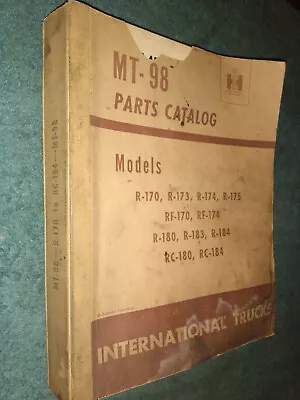 1953-1955 International Pickup & Truck Parts Catalog / Original Ih  Mt-98 Book  • $74.50