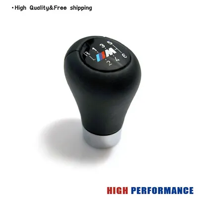 New BMW ZHP 6 Speed Shift Knob E30 E36 E46 M3 ZHP Z4 3.0 E90 E91 E92 Leather • $22.99
