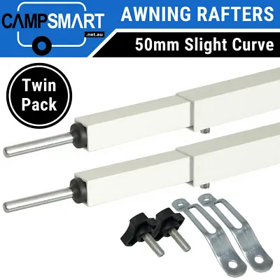 2x Curved Awning Rafter For Roll Out RV Caravan Anti Flap Kit Roof Rail Rafters • $94.95