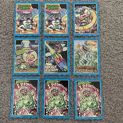 Vintage Oddbodz Space Glowzone Cards - 9 Cards Total • $9