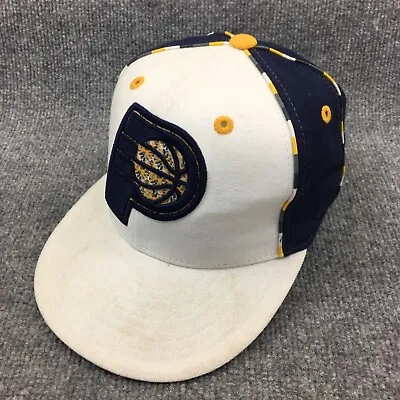 Indiana Pacers Hat Cap Fitted 7 Men NBA Basketball Blue White UNK • $19.97