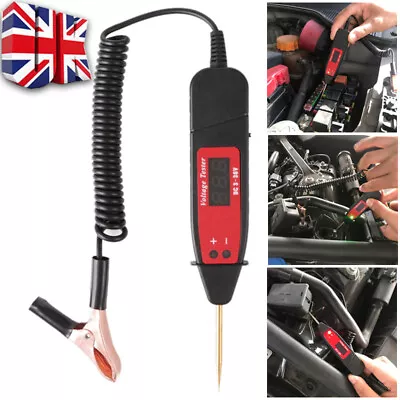 3v 36v Circuit Tester Car Automotive Auto Electrical Power Lamp Probe Light Tool • £7.46