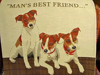 Jack Russell Terrier Dog Belgian Tapestry Pillow Cover  • $49.99