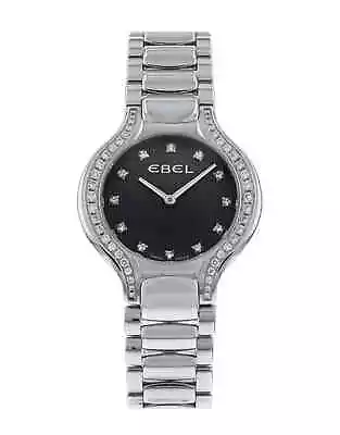 Ebel Beluga Round 1215867 Steel With Diamond Bezel 26mm Watch • £1130