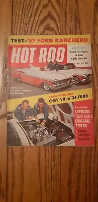 Hot Rod July 1957! Ford Ranchero Test. Fin Tailed '57. Great Ads! • $10.12