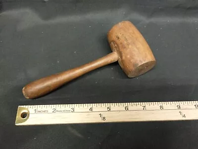 8  Vintage Wood Gavel Stamped Traverse City Michigan • $18.95