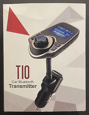 VicTsing T10 Wireless Bluetooth Adapter FM Transmitter W/ USB For Car Truck SUV • $9.99