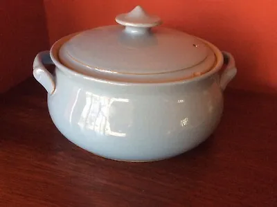 Denby Colonial Blue Large Round Casserole Dish/Tureen With Lid • £15
