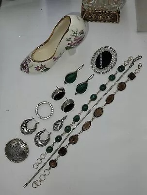 Vintage STERLING Silver 925 Mix JEWELRY LOT 🌟 Taxco - Stones - Gemstones 72 Gr • $139.99