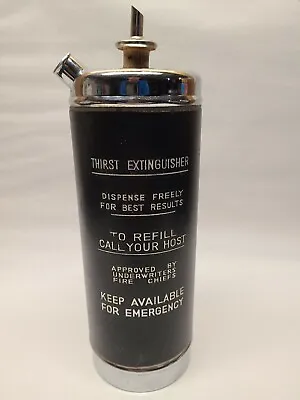 Vintage Apex Thirst Extinguisher Musical Cocktail Martini Shaker Decanter Music • $7.99