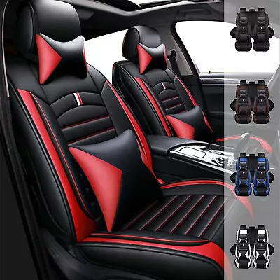 Fit For Mazda CX-5 CX-50 Car Seat Covers 5 Seats Cushion Full Set Pu Leather • $70.99