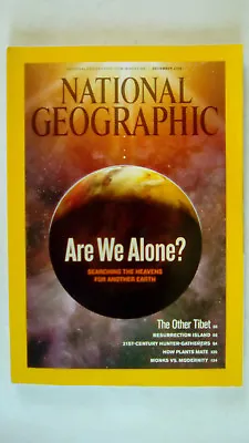 National Geographic Magazine December 2009 Are We Alone  • £4.49