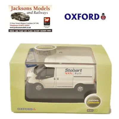 Oxford 76FT012 Ford Transit SWB Low Roof Van Stobart Rail 1:76 Scale • £7.60