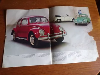 1963 What Makes A Volkswagen A Volkswagen? Beetle Booklet Sales Brochure Damaged • $4.99