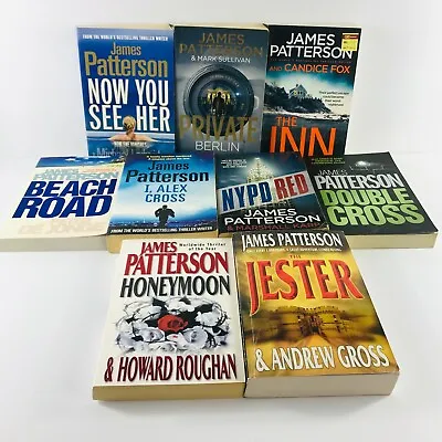 James Patterson Michael Bennett Series Bundle X 9 Large Paperbacks Crime • $44.95